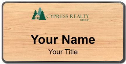 Custom name badges for Cypress Realty