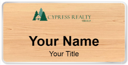 Custom name badges for Cypress Realty