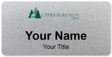 Custom name badges for Cypress Realty