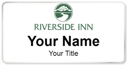Custom name badges for Riverside Inn