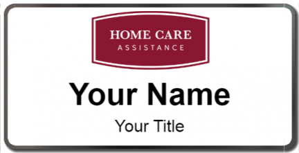 Custom name badges for Home Care Assistance