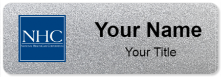 Custom name badges for National Health Care Corporation