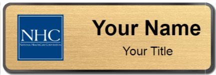 Custom name badges for National Health Care Corporation