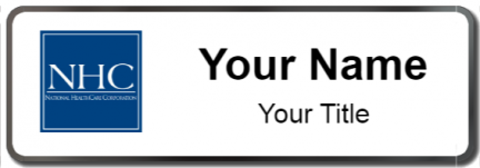 Custom name badges for National Health Care Corporation