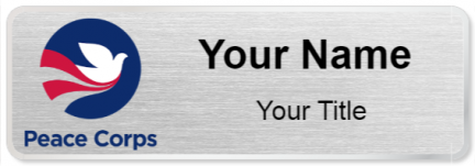 Custom name badges for Peace Corps