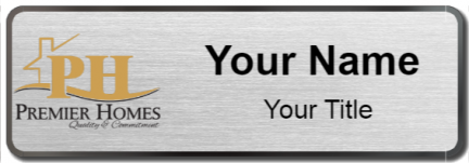Custom name badges for Premier Homes