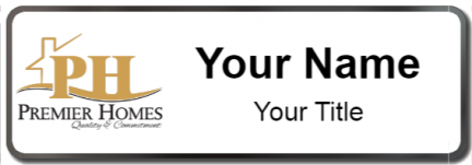 Custom name badges for Premier Homes