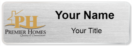Custom name badges for Premier Homes