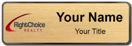 Custom name badges for Right Choice Realty