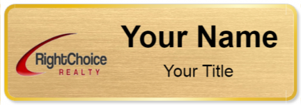 Custom name badges for Right Choice Realty