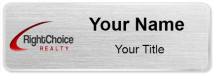 Custom name badges for Right Choice Realty