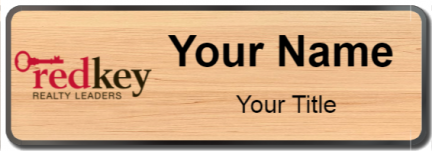 Custom name badges for Red Key Realty