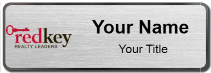 Custom name badges for Red Key Realty