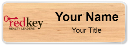 Custom name badges for Red Key Realty