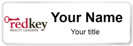 Custom name badges for Red Key Realty