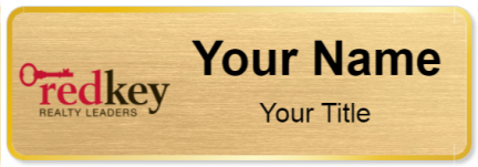 Custom name badges for Red Key Realty