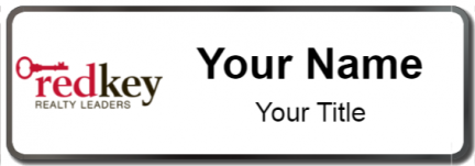 Custom name badges for Red Key Realty