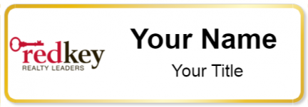 Custom name badges for Red Key Realty