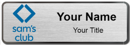 Custom name badges for Sams Club