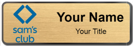 Custom name badges for Sams Club