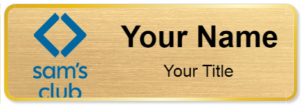 Custom name badges for Sams Club
