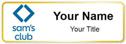 Custom name badges for Sams Club