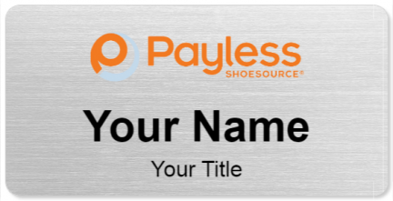 Custom name badges for Payless