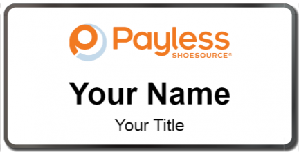 Custom name badges for Payless