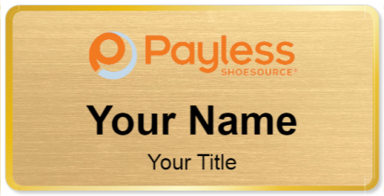 Custom name badges for Payless