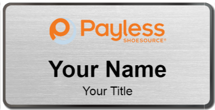Custom name badges for Payless