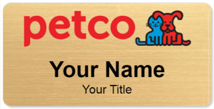 Custom name badges for Petco