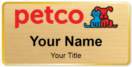 Custom name badges for Petco