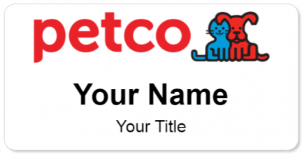Custom name badges for Petco