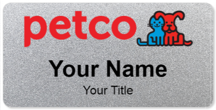 Custom name badges for Petco