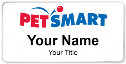 Custom name badges for PetSmart