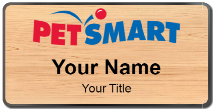 Custom name badges for PetSmart