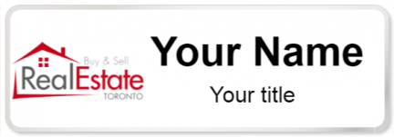 Custom name badges for Real Estate Toronto