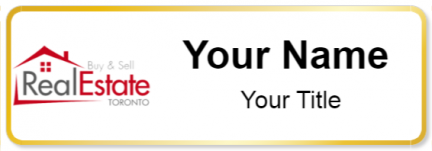 Custom name badges for Real Estate Toronto