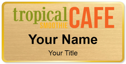 Custom name badges for Tropical Smoothie Cafe