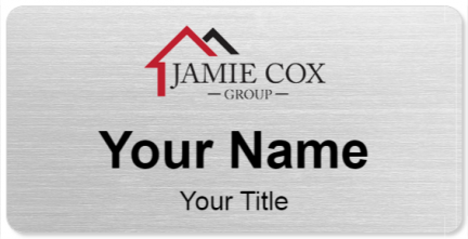 Custom name badges for Jamie Cox Group