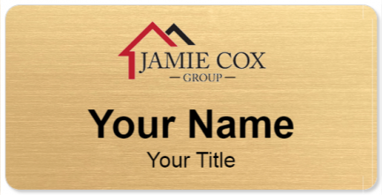 Custom name badges for Jamie Cox Group