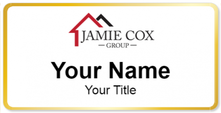 Custom name badges for Jamie Cox Group