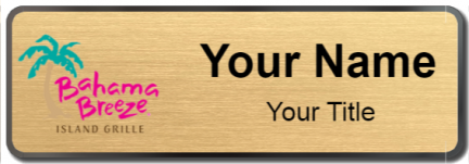 Custom name badges for Bahama Breeze