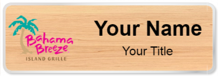 Custom name badges for Bahama Breeze