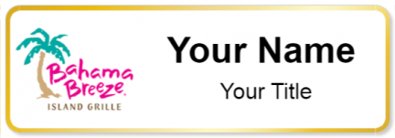 Custom name badges for Bahama Breeze