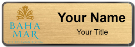 Custom name badges for Baha Mar Hotel
