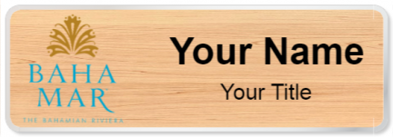 Custom name badges for Baha Mar Hotel