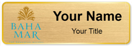 Custom name badges for Baha Mar Hotel