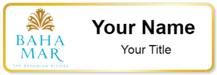 Custom name badges for Baha Mar Hotel