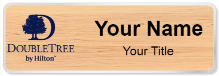 Custom name badges for Double Tree
